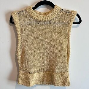 & Other Stories Boxy Silk Blend Vest